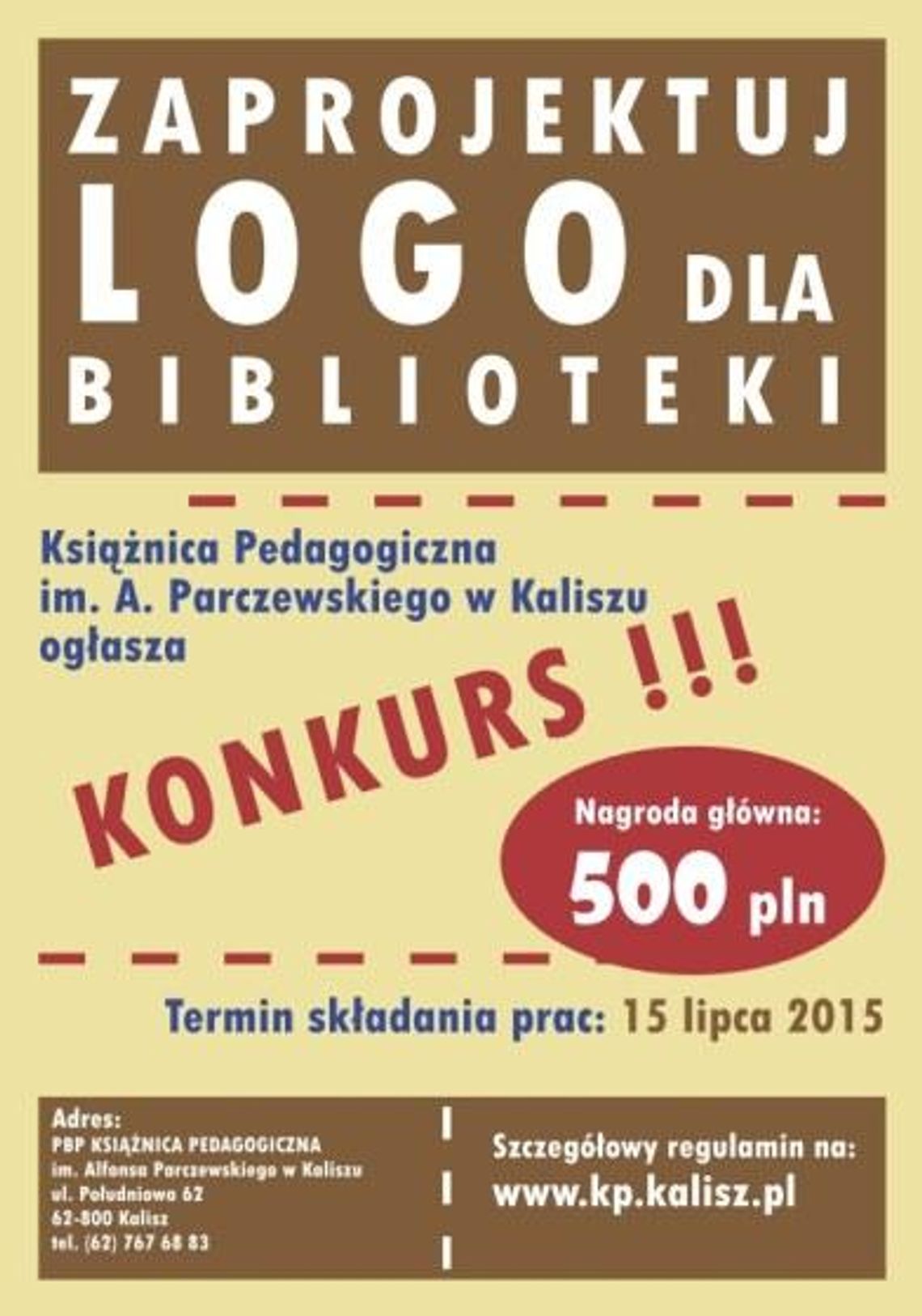 Zaprojektuj logo Książnicy Pedagogicznej