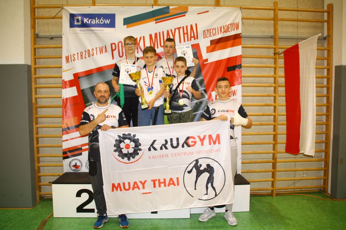 Zawodnicy Kruk Gym i KKS-u z medalami Mistrzostw Polski Muaythai (ZDJĘCIA)