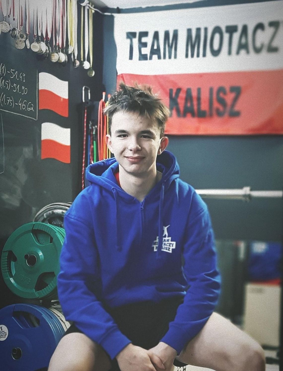 Zawodnik UKS 12 na zgrupowaniu lekkoatletycznych talentów