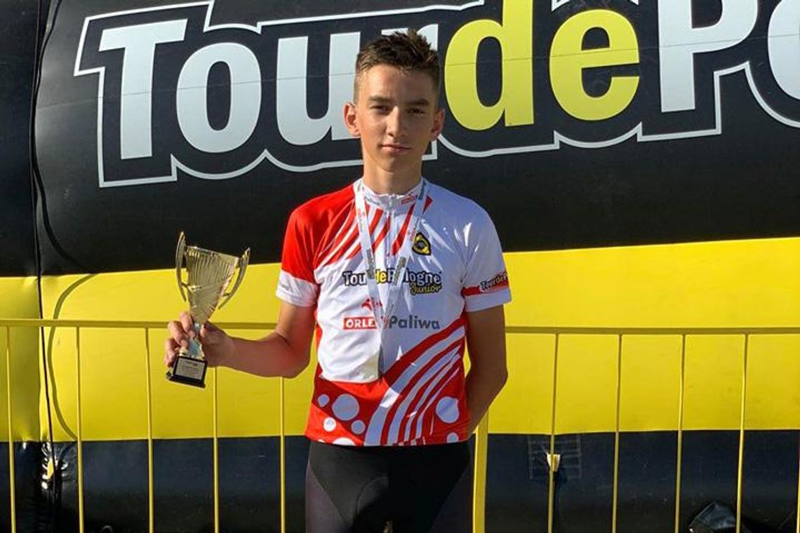 Zawojował Tour de Pologne Junior. Wiktor Gałdyn z KTK drugi w prestiżowym wyścigu