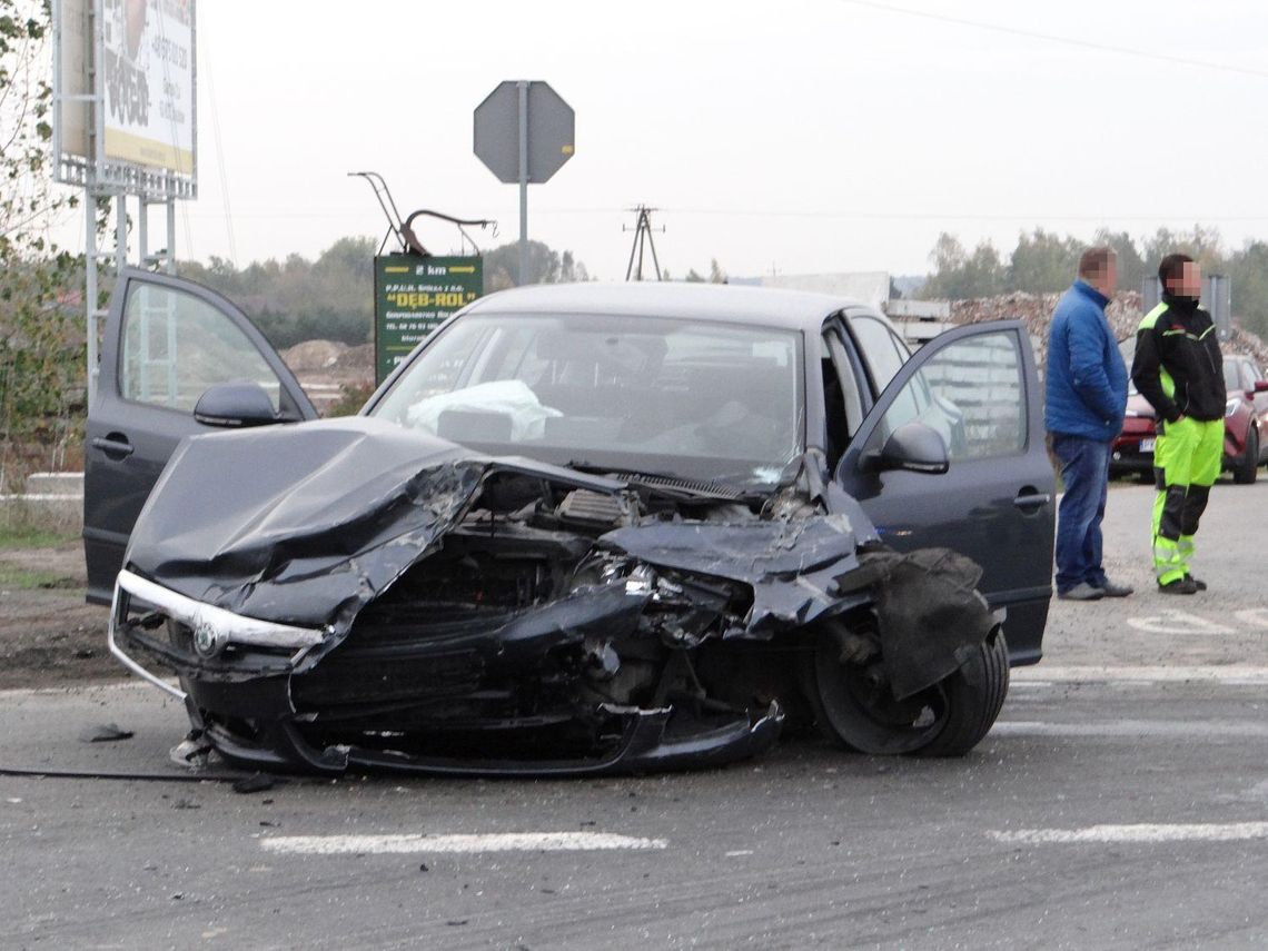 Zderzenie samochodów we Florentynie ZDJĘCIA