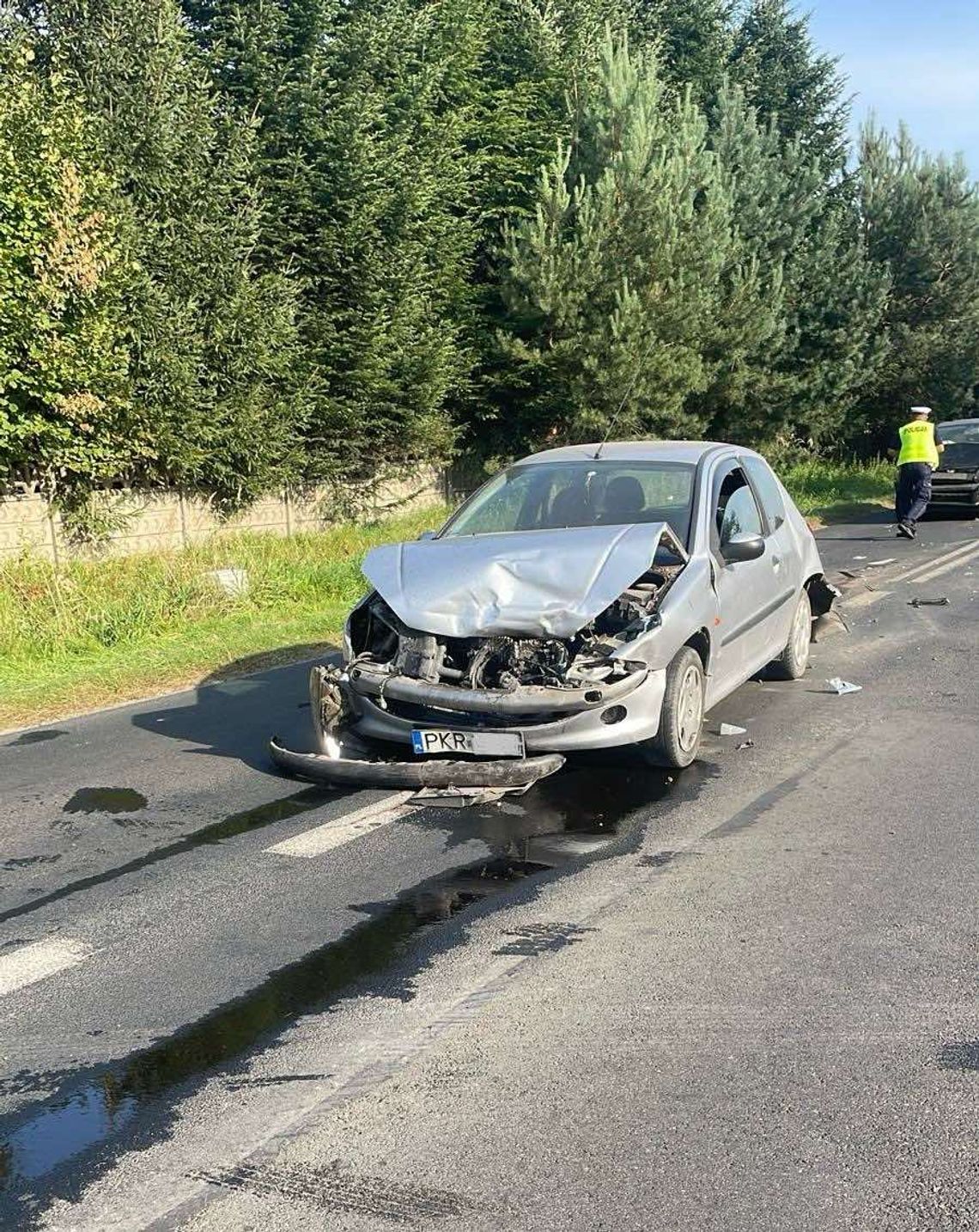 Chciał wjechać na posesję. Zderzenie trzech aut pod Kaliszem