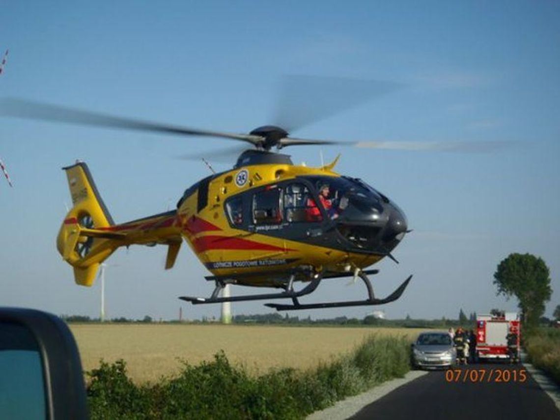 Zderzenie w Krotoszynie. W akcji helikopter ZDJĘCIA