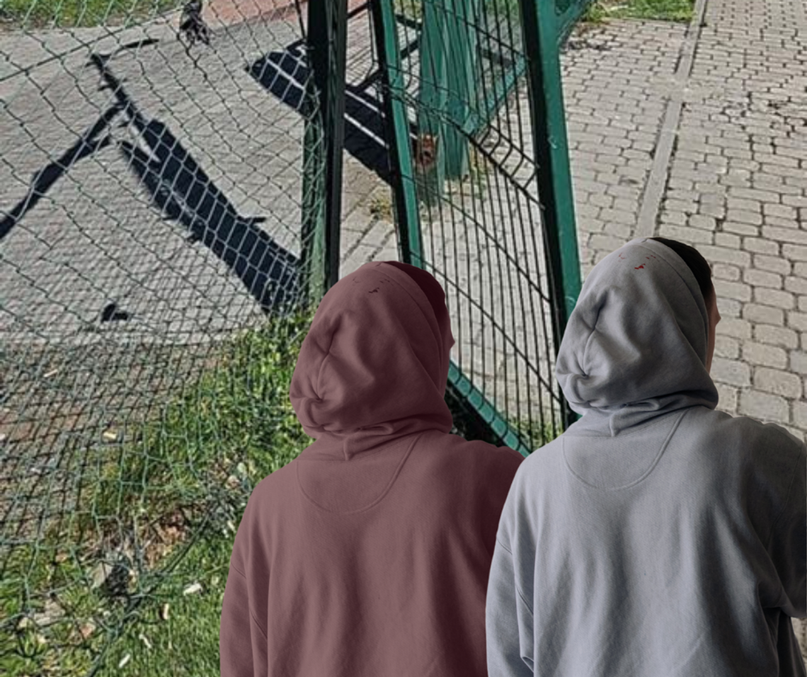 Zdewastowali obiekt sportowy w Kaliszu. Wszystko się nagrało