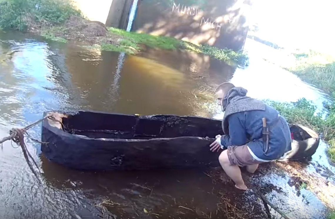 Znaleźli łódź z przełomu wieków? Kaliszanin twierdzi, że wykonał ją… rok temu WIDEO