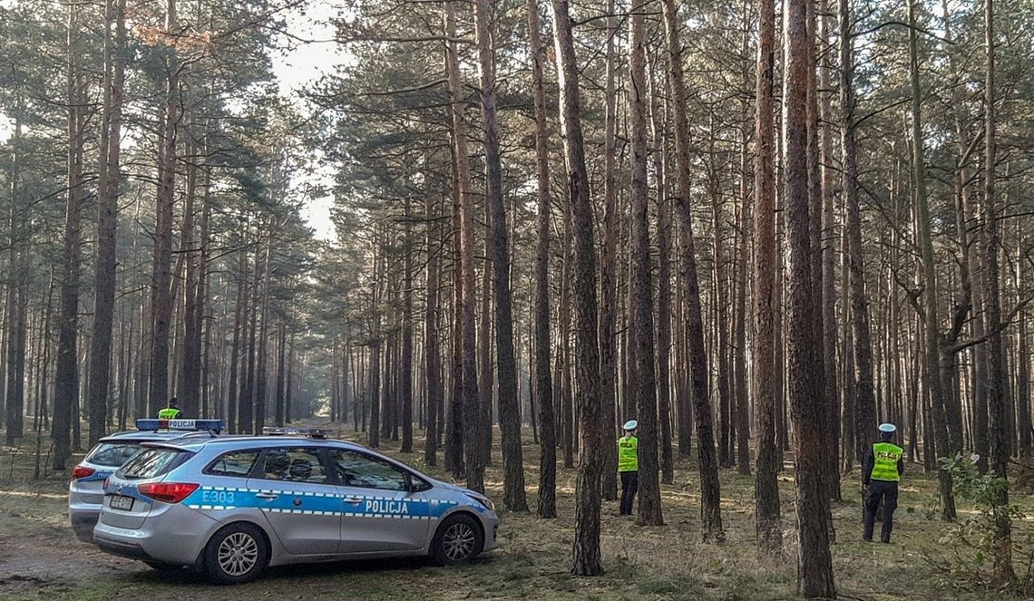 Zwiał do lasu, bo był pijany. Goniła go policja