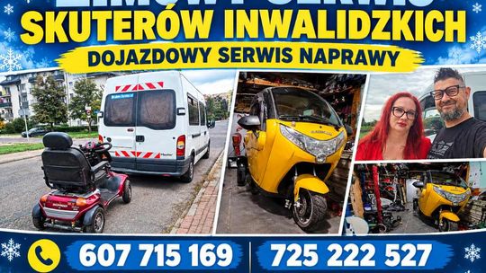 DOJAZDOWY SERWIS SKUTERÓW INWALIDZKICH Kalisz - ZADBAJ O SPRZĘT ZIMĄ