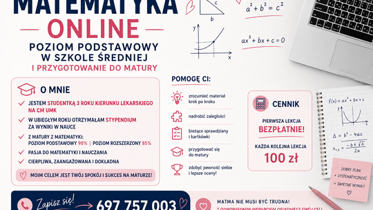 Korepetycje z matematyki online
