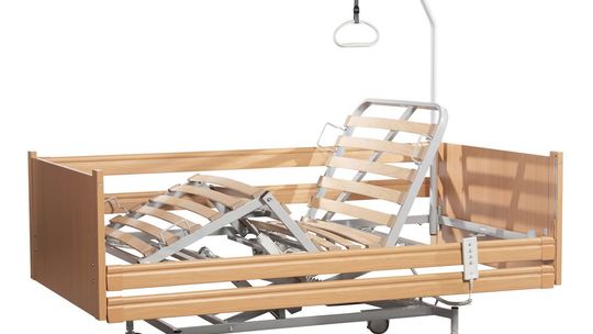 Łóżko rehabilitacyjne elektryczne 3 Funkcyjne+ Nowy Materac