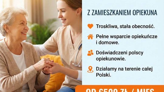 Oferujemy całodobową opiekę seniora z zamieszkaniem Oferujemy całodobową opiekę seniora z zamieszkaniem