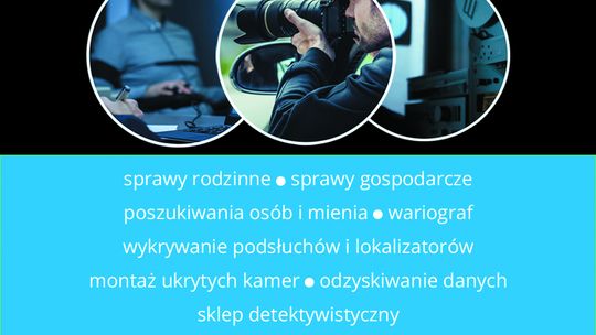 Prywatny Detektyw  Kalisz - Obserwacja - Wykrywanie Podsłuchów - Ukryte Kamery