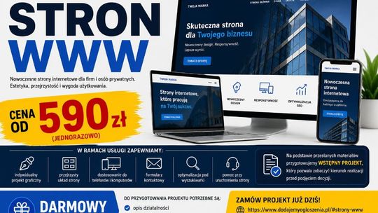 STRONY INTERNETOWE TANIO | UCZCIWA CENA | ZDALNIE - BEZ PRZEPŁACANIA