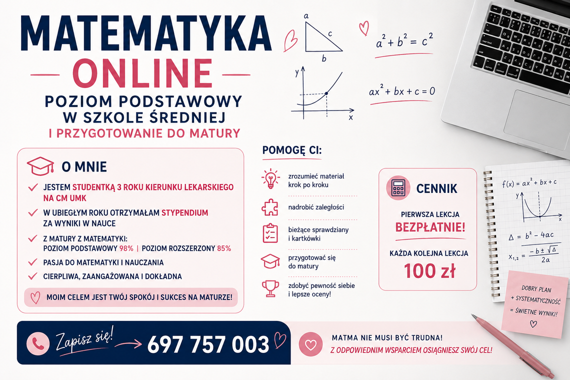 Korepetycje z matematyki online Korepetycje z matematyki online