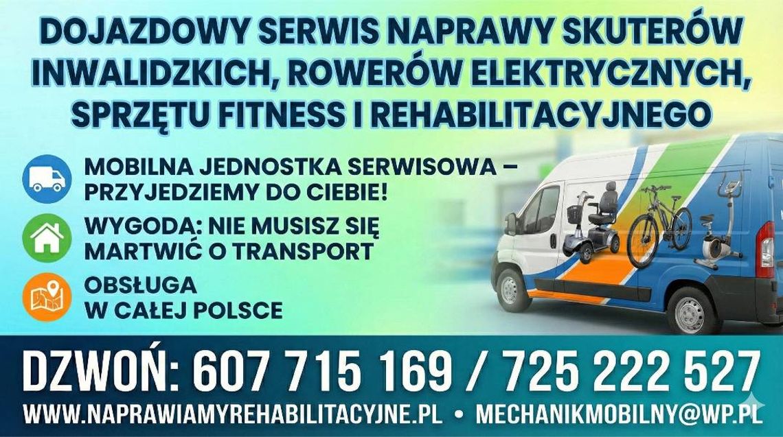 Naprawy skuterów inwalidzkich, rowerów i sprzętu rehabilitacyjnego Naprawy skuterów inwalidzkich, rowerów i sprzętu rehabilitacyjnego