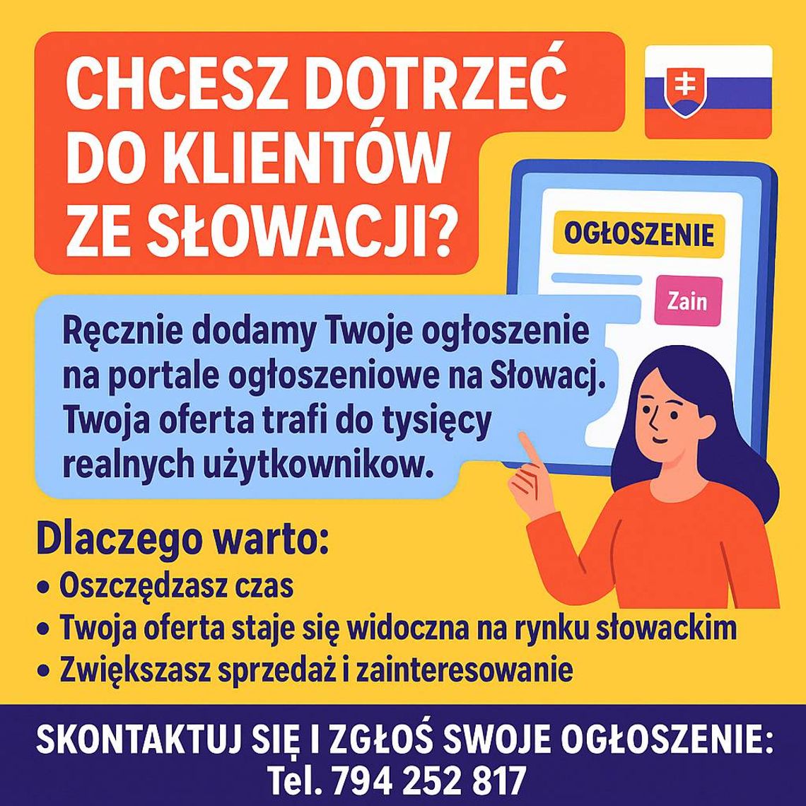 ogłoszenia po słowacku - dotarcie do klientów słowackich