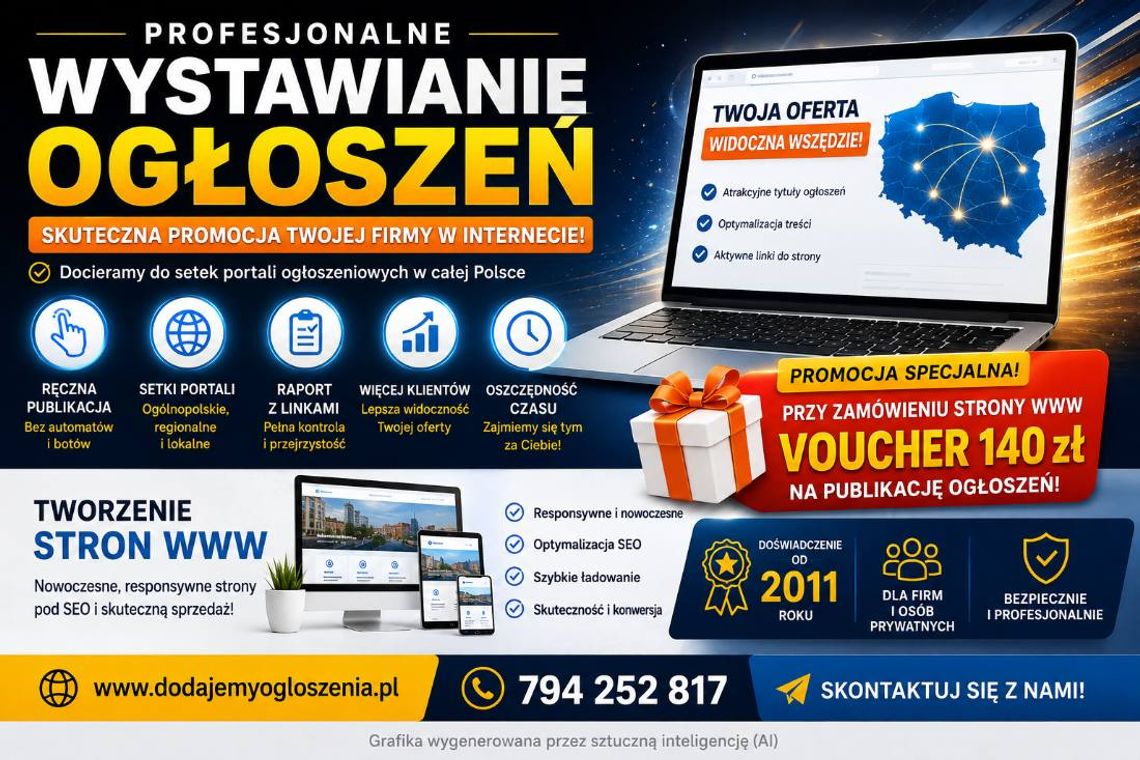 Promocja ogłoszeń zwiększająca liczbę klientów + Tanie strony Internetowe Promocja ogłoszeń zwiększająca liczbę klientów + Tanie strony Internetowe