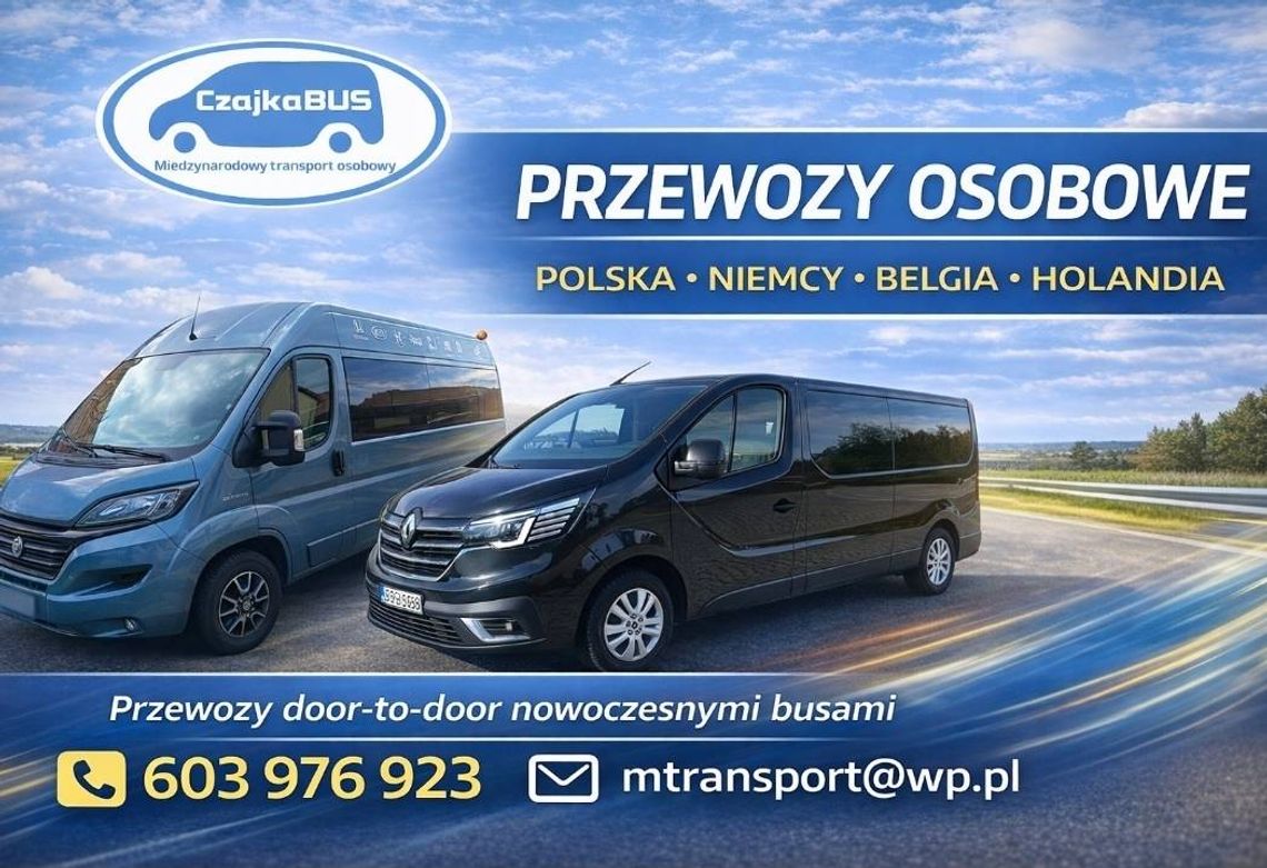 Przejazdy busem do Niemiec, Holandii, Belgii. Przeprowadzki