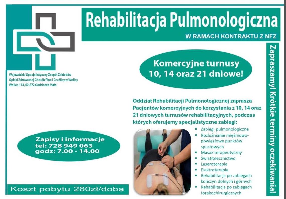 Rehabilitacja Pulmonologiczna w Wolicy – krótkie terminy oczekiwania! Rehabilitacja Pulmonologiczna w Wolicy – krótkie terminy oczekiwania!