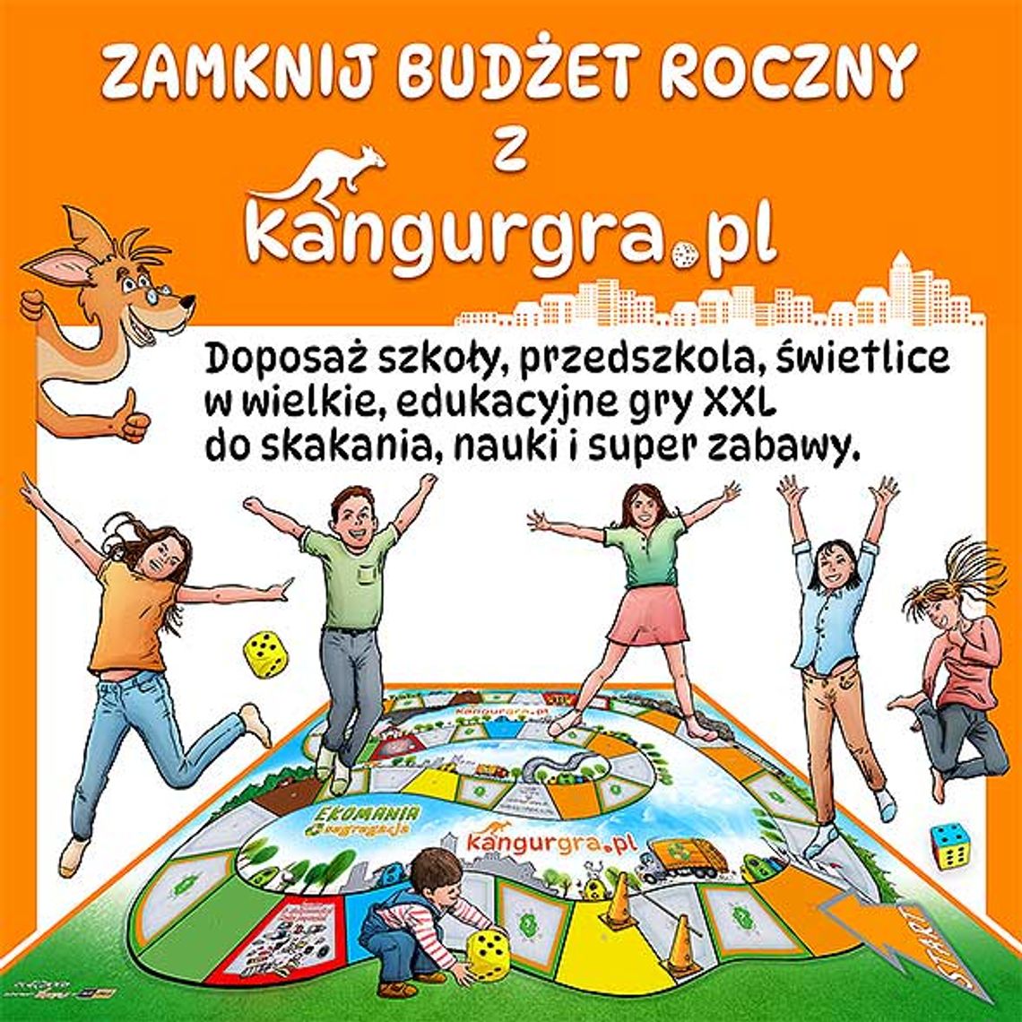 wielkie gry planszowe pomoc dydaktyczna dla DZIECI KangurGra.pl