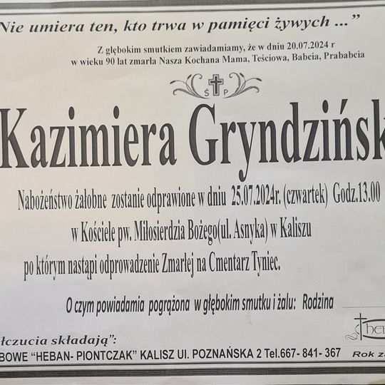 Kazimiera Gryndzińska