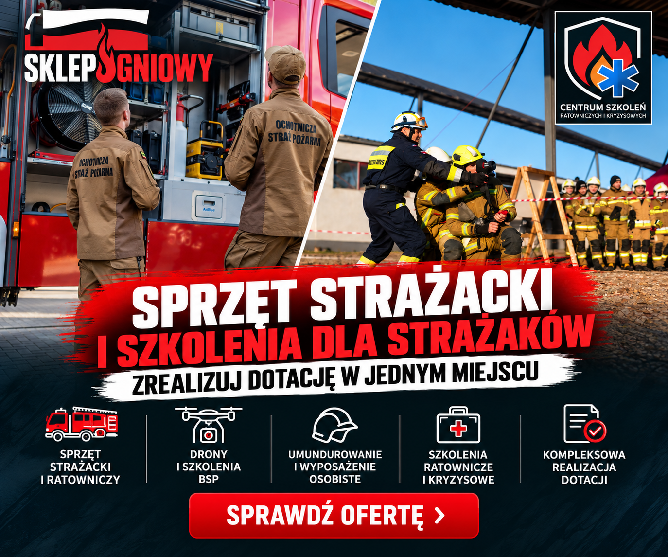 sprzęt strażacki