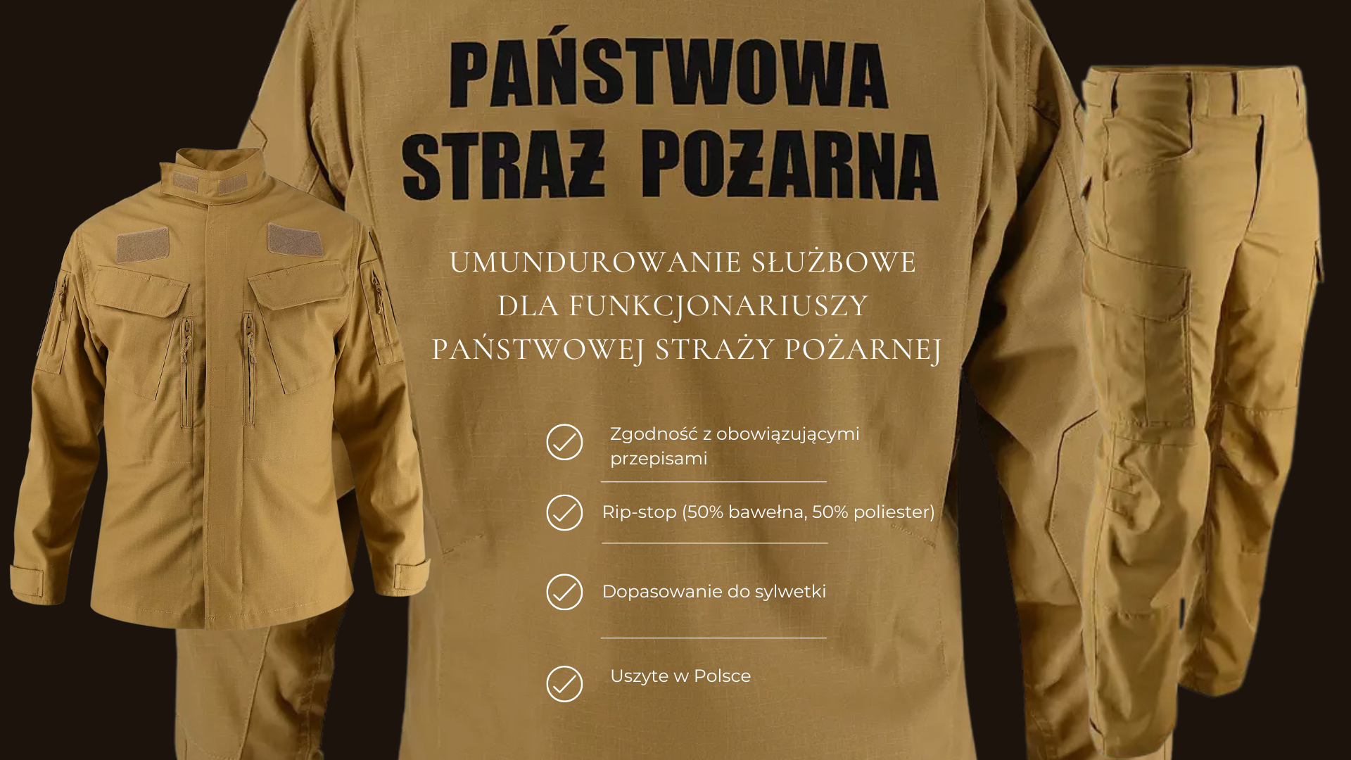 mundur psp służbowy